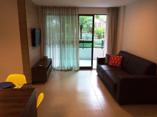 Imagem 1 de 10 de Apartamento Beiramar Mobiliado A Venda - Praia De Cabo Branco - João Pessoa - Pb - Ap0054