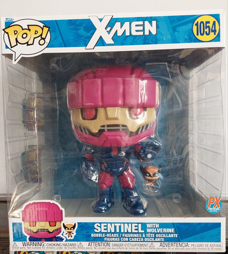 Funko Pop X-men Sentinel With Wolverine #1054 Px Exclusive
