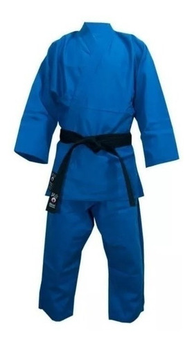 Judogi Traje Judo Uniforme Azul Blanco Talles 000 A 4