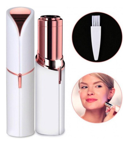 Depiladora Facial Batom Remove Pelos Do Rosto Indolor