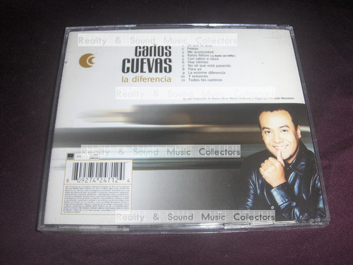 Carlos Cuevas La Diferencia Cd Wea 2001 (Usado)