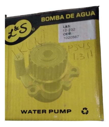 Bomba Agua Fiesta 1.3 Lts 98-00