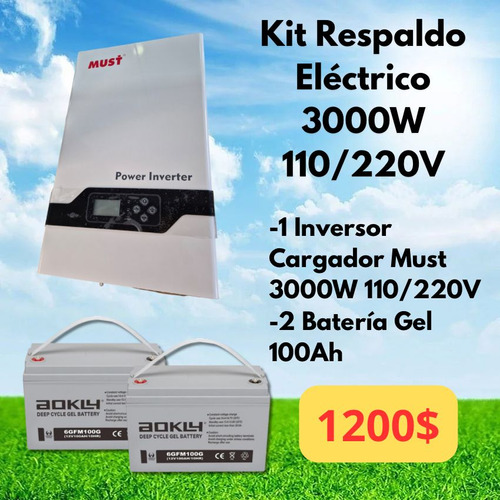 Respaldo Eléctrico Ups 3000w 220v Tienda Física