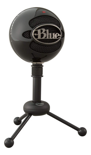 Micrófono Usb De La Marca Blue, Modelo Snowball, Negro Sat.
