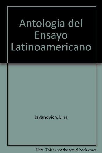 Antologias Del Ensayo Latinoamericano Y Poema Americano En 3
