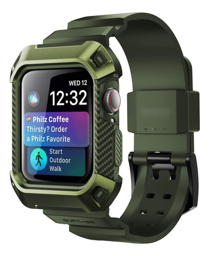 Case Y Correa Supcase Para Apple Watch Serie 9 45mm Verde