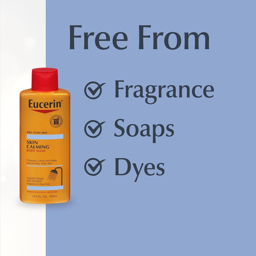 Eucerin Skin Calming Gel De Baño Pra Piel Seca 250ml