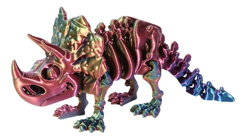 Figura De Dinosaurio Impresa En 3d, Juguete De Dinosaurio