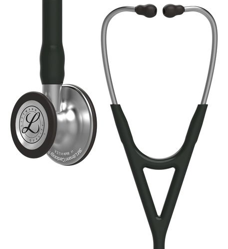 3m Littmann Estetoscopio, Cardiologa Iv, Tubo Negro, Pecho D