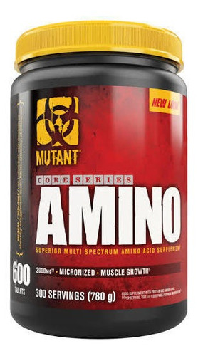 Mutant Amino Aminoácidos 600tabs
