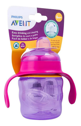 Copo De Transição Classic Spout 200ml Roxo- Philips Avent