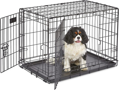 Midwest Homes Double Door Dog Crate 30-inch W/divider