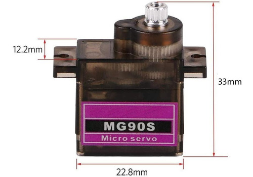 Micro Servo Motor Metal Engranado 9g
