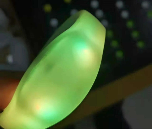 Imagen 7 de 10 de Luces Led Brazaletes Led Con Logo Fiestas Concierto Eventos