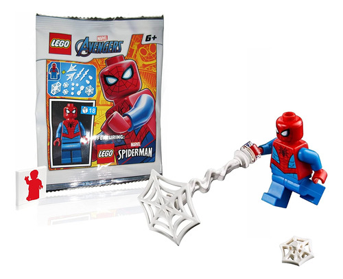 Minifigura Suelta De Spiderman De Lego Marvel Super Heroes