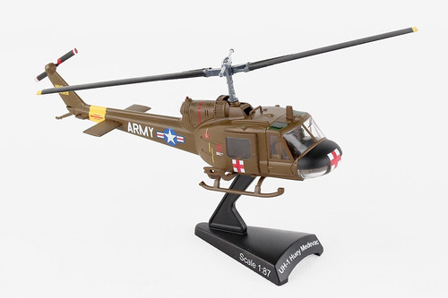 Helicóptero A Escala 1:87 Daron, Uh-1 Huey Medevac Us Armada