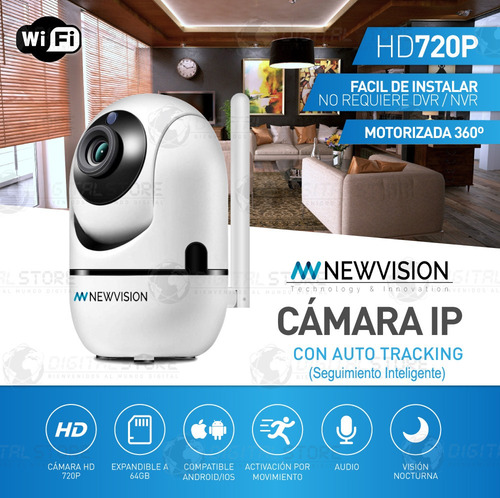 Kit 2 Camaras Seguridad Ip Wifi Inalambrica Motorizada Hd Sd