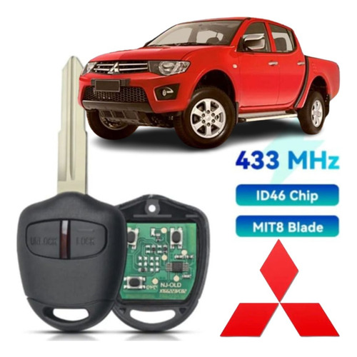 Llave Chip Para Programar Mitsubishi L200 Montero Asx New