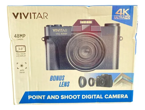 Cámara Digital Vivitar 4k Ultrahd 48mp Vec Xx101