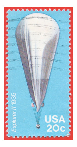 1983. Estampilla Explorer Ii 1935, Estados Unidos. Slg1