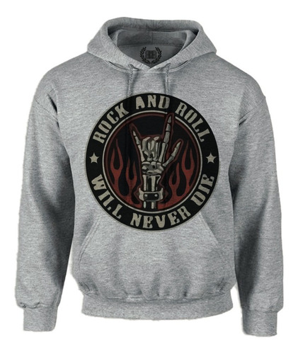 Sudadera Rock And Roll Will Never Hombre Y Mujer