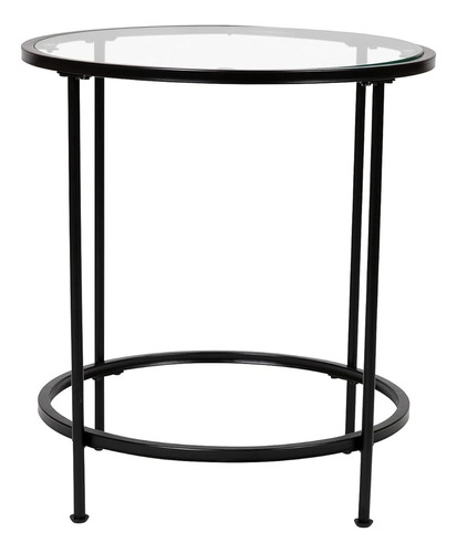 Flash Furniture Astoria Collection Round End, Mesa De Acento