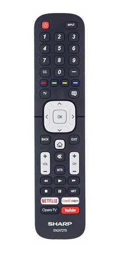 Control Remoto Sharp Smart Tv En2at27s