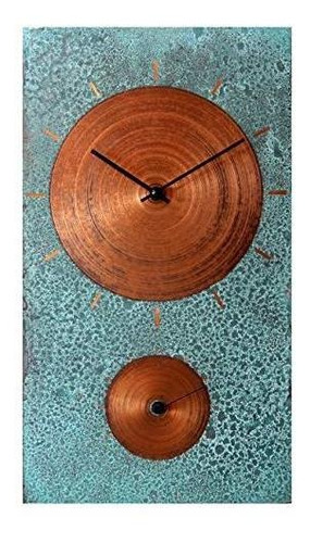 Reloj De Pared De Regalo De Granja Rustica De Cobre Turques