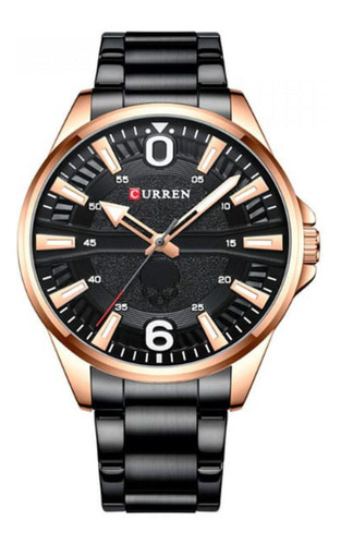 Reloj Para Hombre Curren 8389bkrg Negro