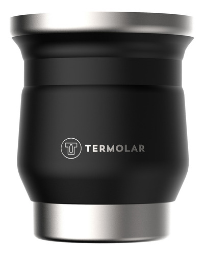 Cuia Térmica Tupi 250ml Preta Tereré Chimarrão Termolar Cor Preto