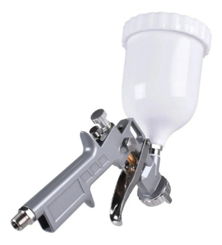 Imagem 4 de 6 de Pistola Pintura Gravidade 600ml + 3 Bicos 1.2 1.5 1.8 Stels