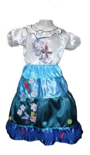 Disfraz Mirabel Madrigal,  Encanto Disney Talla 6 Con Falso