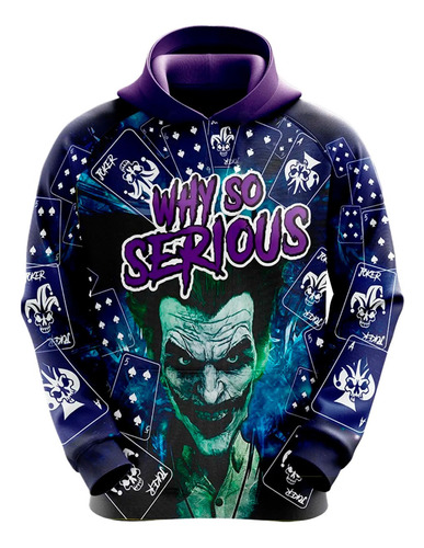 Sudadera Sublimada Joker Serious? Invierno