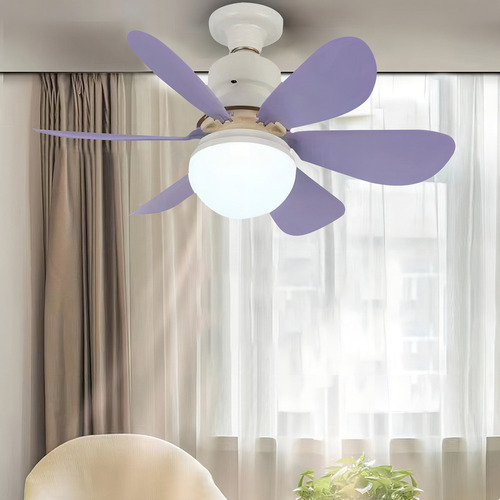 Ventilador De Techo Con Luz Integrada Estructura De
