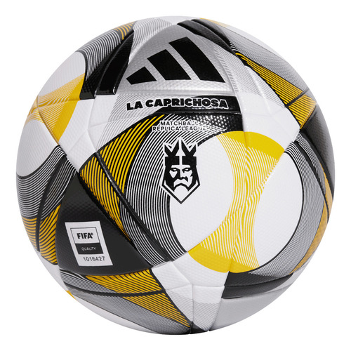 Balón adidas Fútbol Kings League Unisex Ji8974 Blanco/negro/plata Metalizado