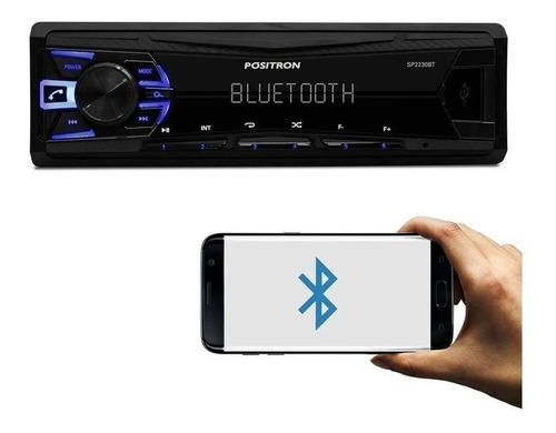 Auto Radio Positron Sp2230bt Mp3 Player Bluetooth Usb Aux