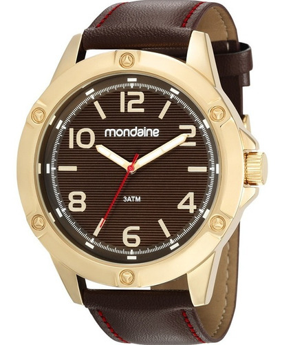 Relógio Mondaine Masculino Analógico Couro Original