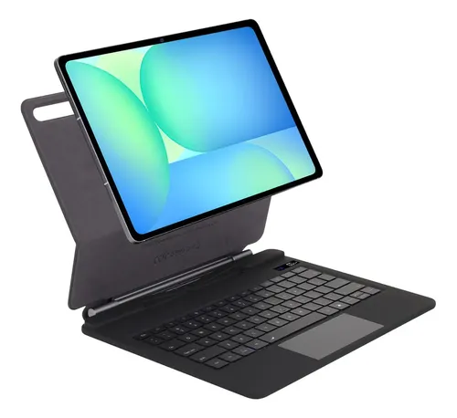 Teclado Ñ Mágico Para Galaxy Tab S10 Fe+ S10 Fe Plus 13.1'' Preto