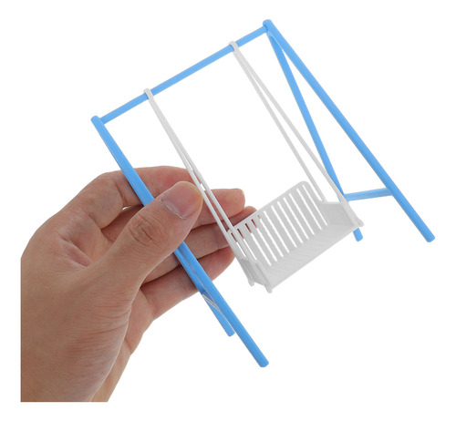 Mini Swing: Móveis De Casa De Bonecas Porch Swing Em Miniatu