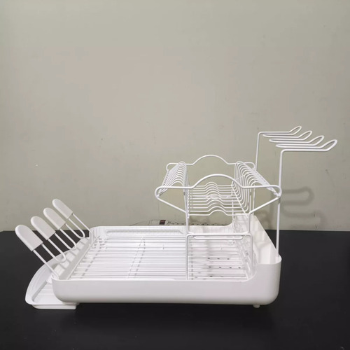Escurridor De Platos 2 Niveles Con Soporte Para Copas Pinpin