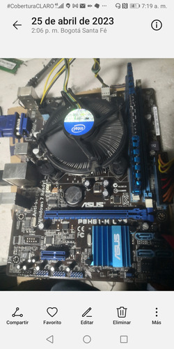 Vendo Board Asus P8h61-m Lx3 Lga 1155 