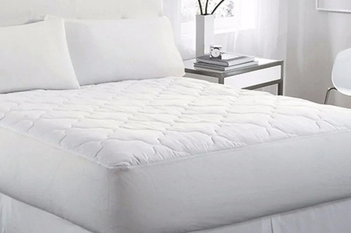 Imagen 2 de 3 de Cubre Protector De Colchón Grueso 2 Plazas 140 X 190 Pillow