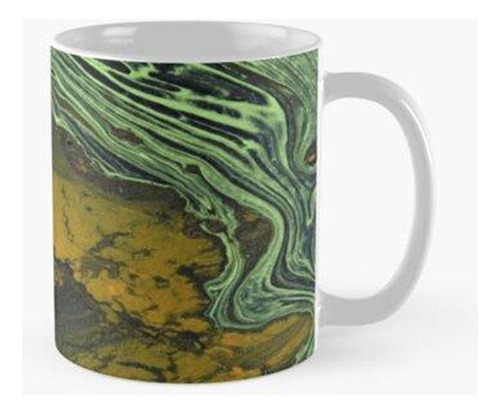 Taza Ágata Verde Salvia Estética Calidad Premium