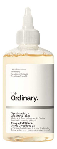 Loción Tónica Acido Glicólico Al 7% The Ordinary 240ml Todo Tipo De Piel Día/noche
