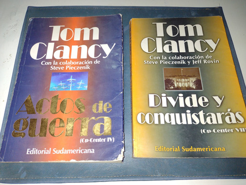 2 Libros Actos De Guerra. Divide Y Conquistarás. Tom Clancy 