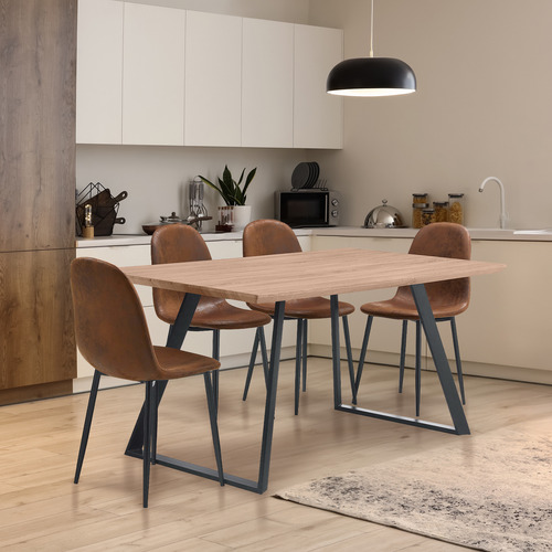 Mesa De Comedor Estilo Industrial Manhattan