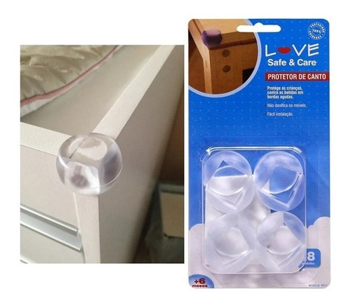 Imagen 1 de 8 de Esquineros Redondos Transparentes De Silicona Mesa Bebe