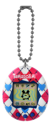 Tamagotchi Original Argyle Heart Mascota Electrónica Bandai Rojo