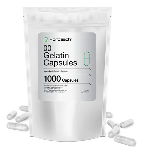 comprar Cápsulas Vacías Horbach, Tamaño 00, 1000 Cápsulas De Gelatin