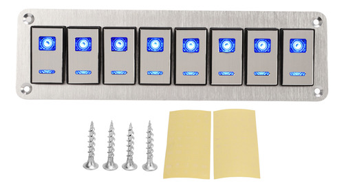Panel De Interruptores Basculantes, 8 Bandas, 1224 V, 5 Pine
